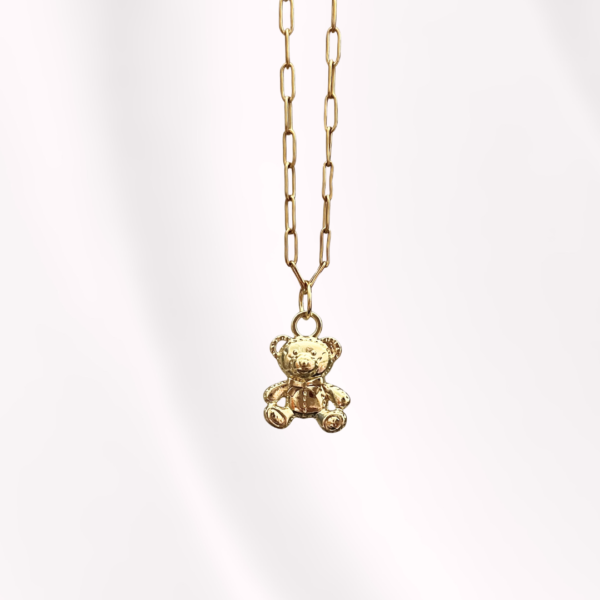 Atelier D7 Charm nyaklanc Teddy Bear gold chain