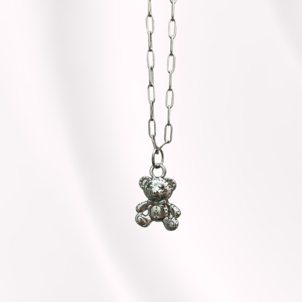 Atelier D7 Charm nyaklanc Teddy Bear silver chain