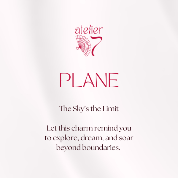 Atelier D7 Charm nyaklanc plane-1