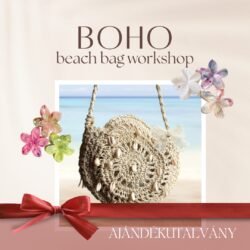 Boho beach bag workshop utalvány Atelier D7 Budapest