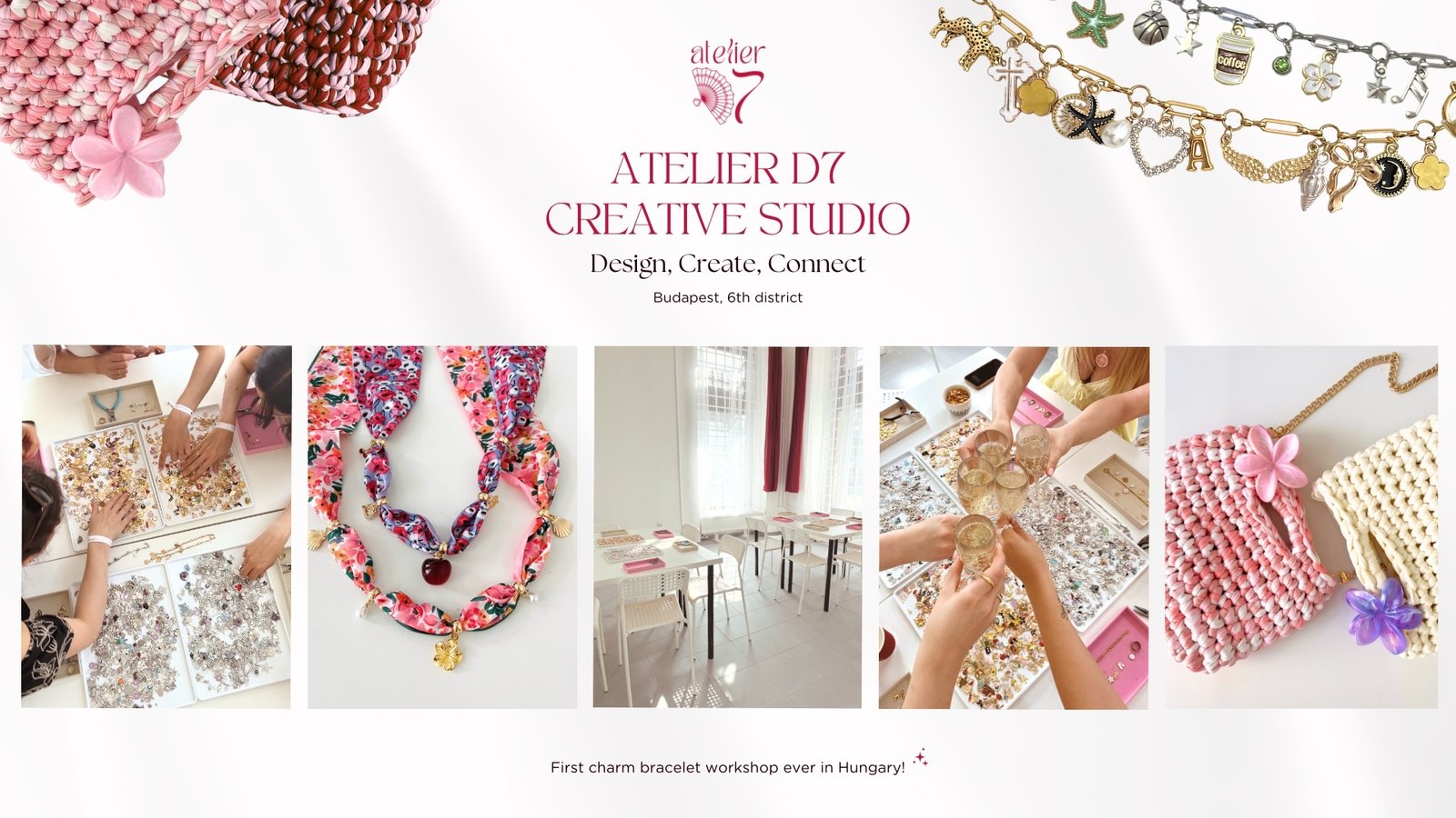 Az első charm karkötő workshop Magyarországon – így indult az Atelier D7 kreatív stúdió
