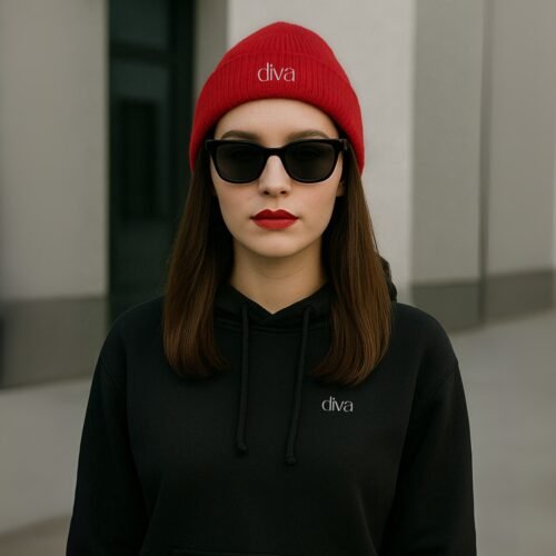 Diva beanie sapka - Image 2