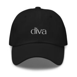 Diva hímzett baseball sapka