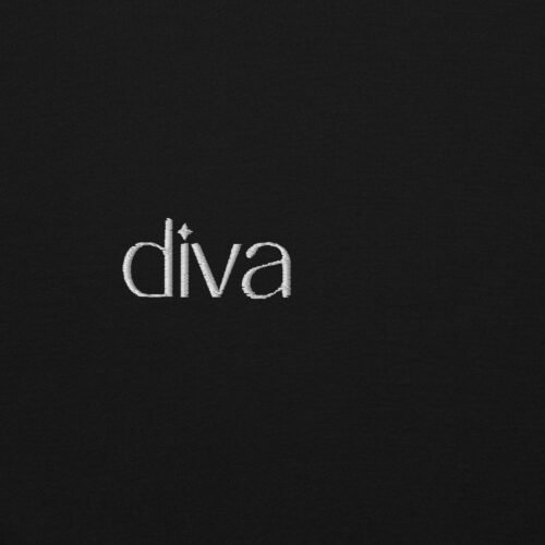 Diva hímzett pamutpóló - Image 5